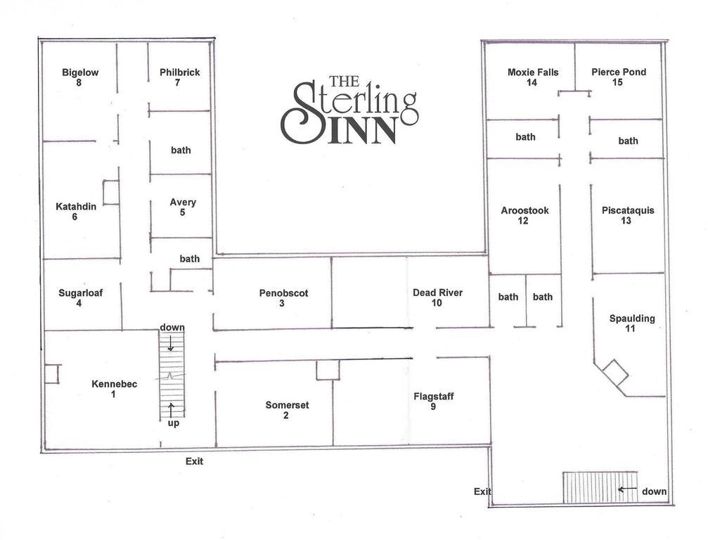 The Sterling Inn Caratunk Exterior foto